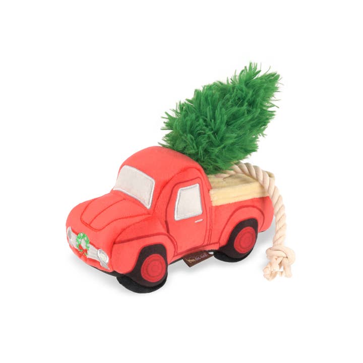 P.L.A.Y. Pet Lifestyle and You - Wholesale Pet Plush Toy - Dog - Home for the Holidays - Holiday Hauler