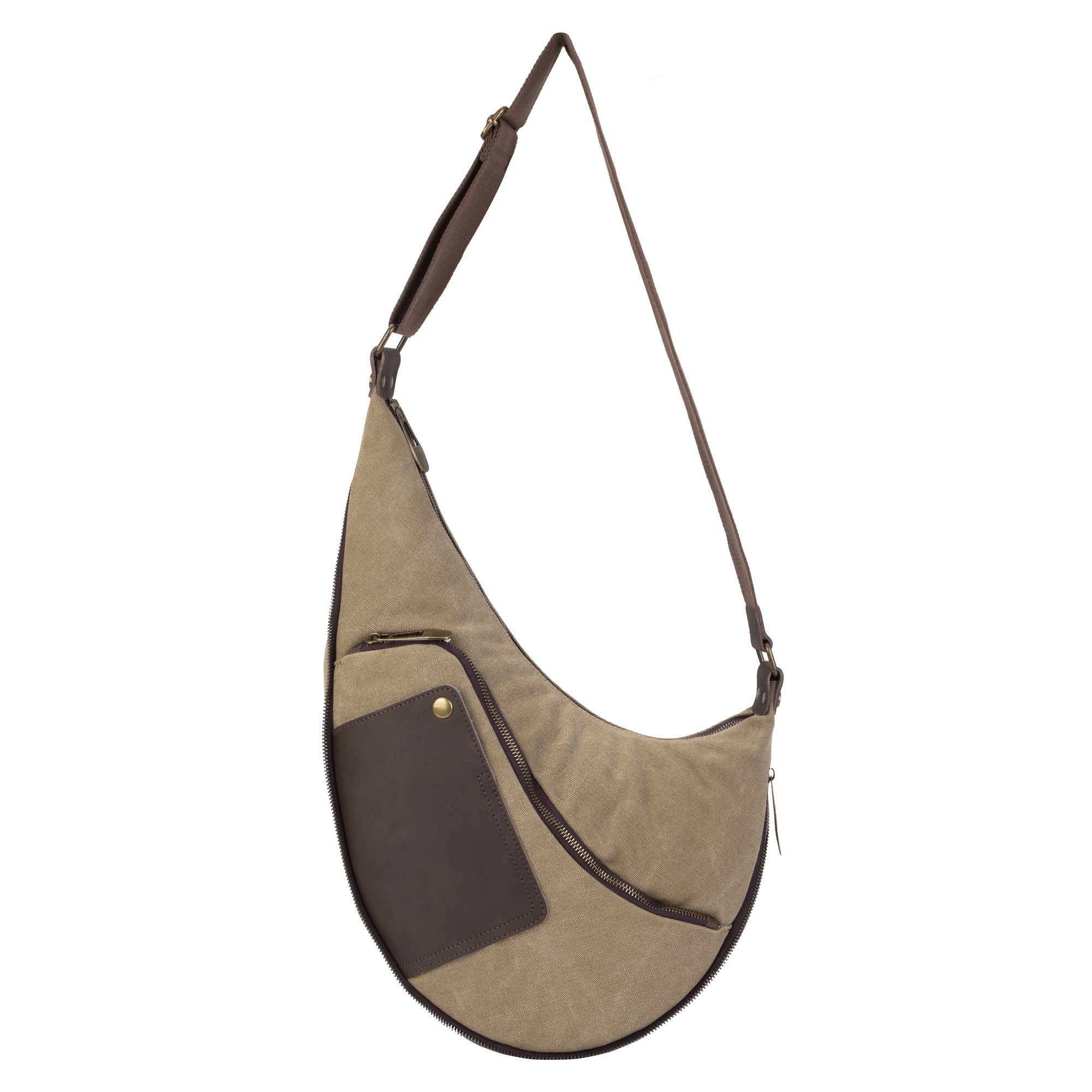 ZEDE PARIS - Vente Sac porté épaule – femme - ANVERS - Sac Bandoulière - Toile et cuir0