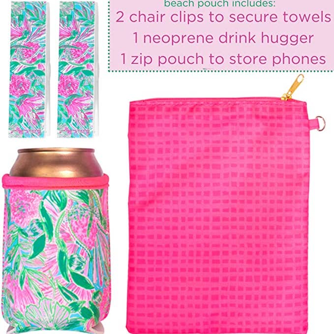 Lilly Pulitzer by Lifeguard Press - Wholesale Pouch - Women's - Beach Day Pouch, Coming in Hot
