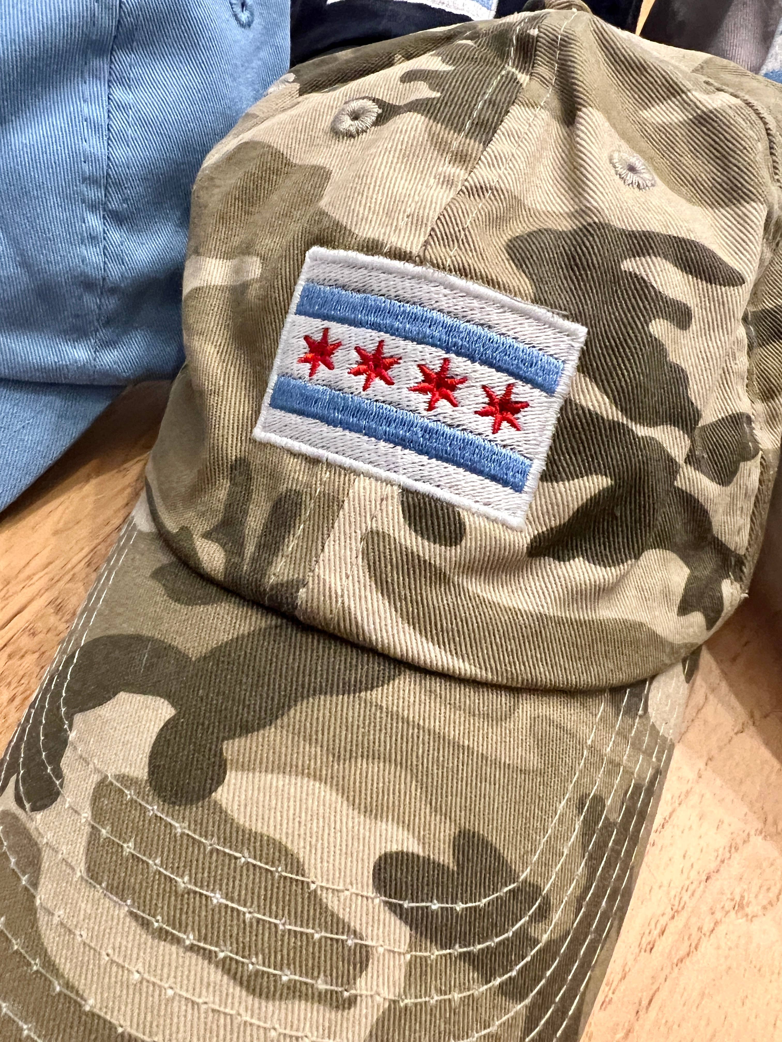 tori grace outfitters - Wholesale Baseball Cap - Unisex - chicago flag hat, embroidered, chicago hat1