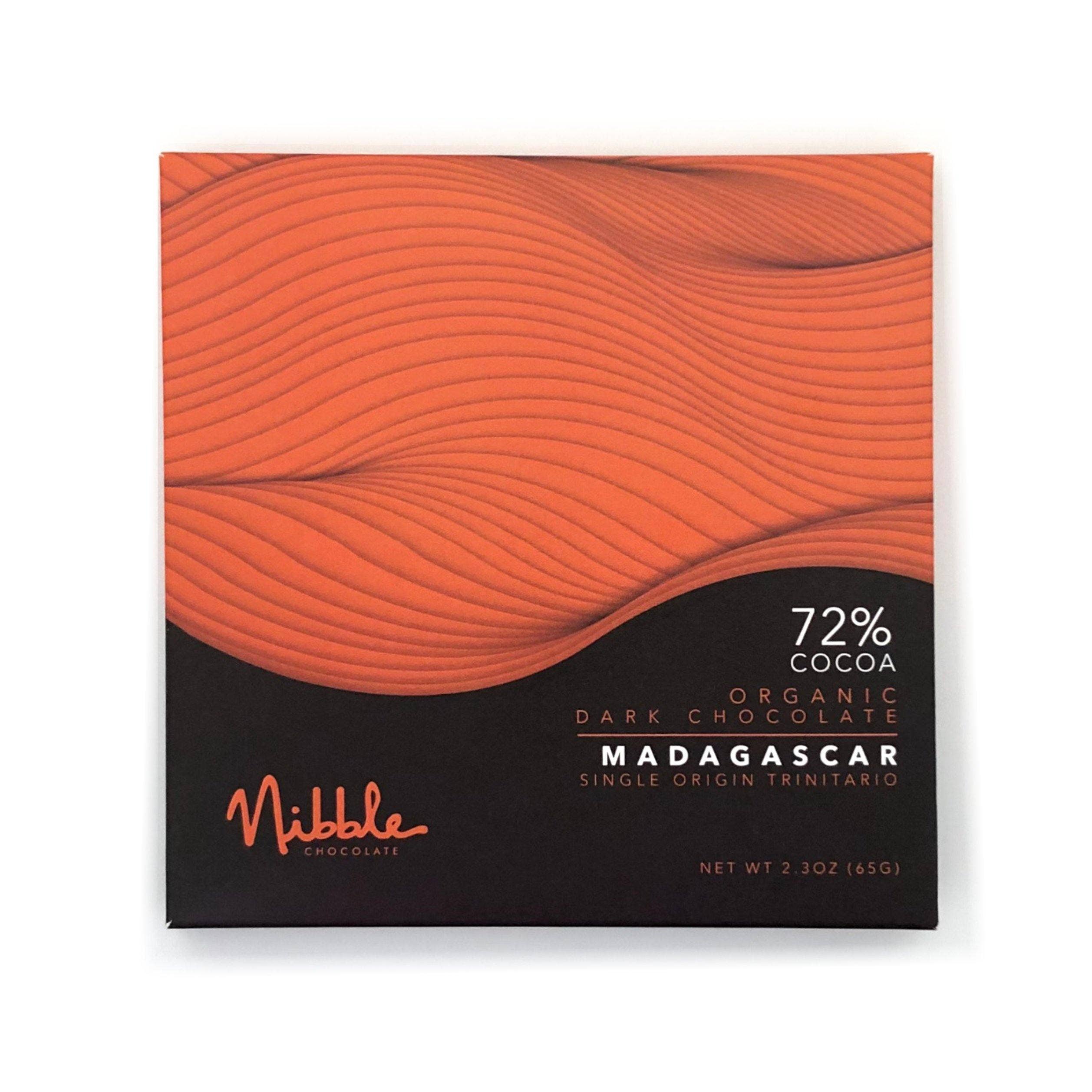 Nibble Chocolate - Wholesale Chocolate Bar - Single Origin Bar | 72% Cacao Madagascar | Nibble Chocolate