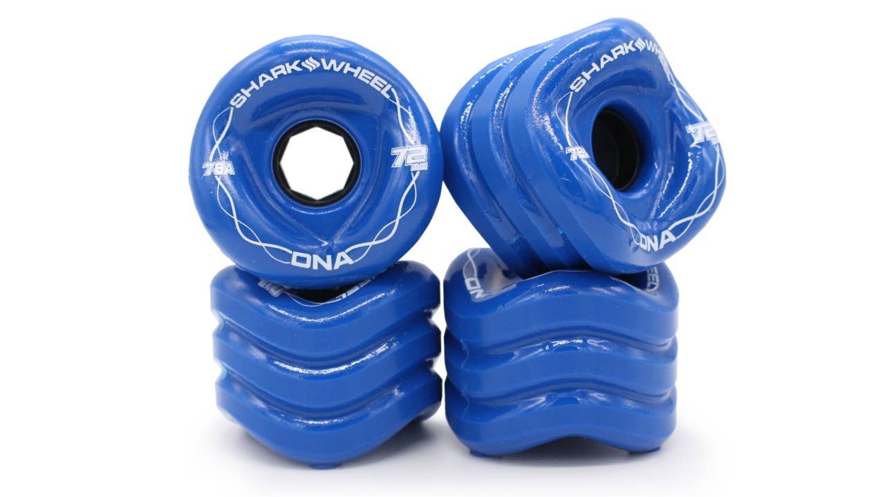 Shark Wheel - Wholesale Sporting Accessories - Shark Wheel 72mm Longboard Wheels (DNA Formula)5