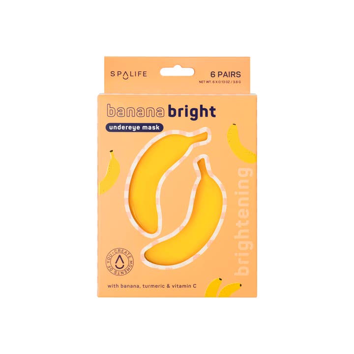 My Spa Life - Vendita all'ingrosso Maschere trattamento occhi - Maschera Contorno Occhi Banana Bright - 8 Paia