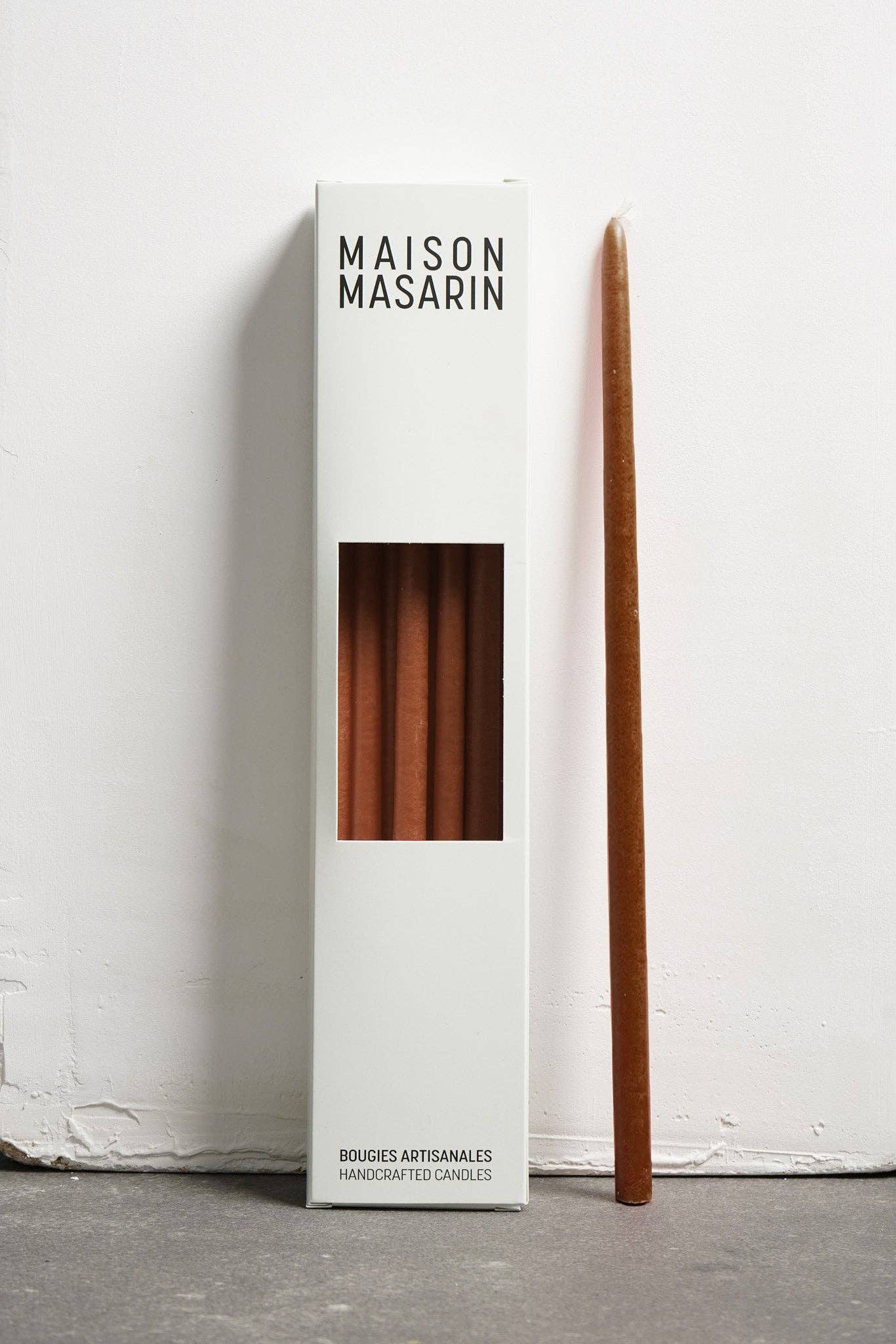 Maison Masarin – Vela/castiçal cónico por atacado – Velas artesanais francesas de florista - pacote com 1028