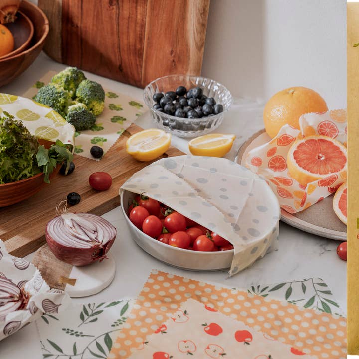 wrapéo - Wholesale Food Storage Wrap/Bag - wrapéo vegetable waxes - set of 2 L - wra0143321