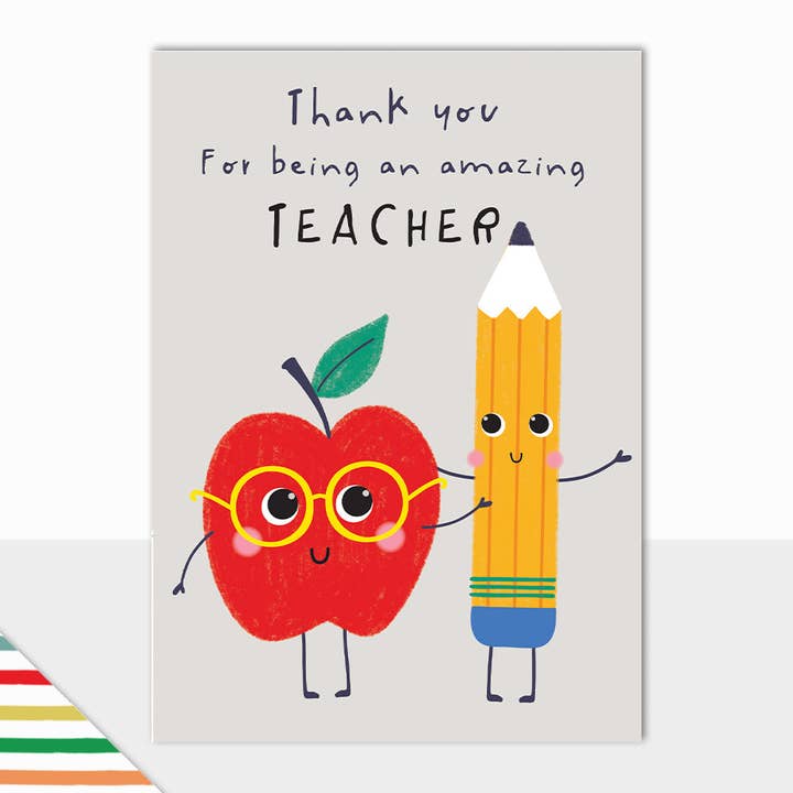 Allsorts - Thank You Teacher for wholesale by Laura Darrington Design Ltd