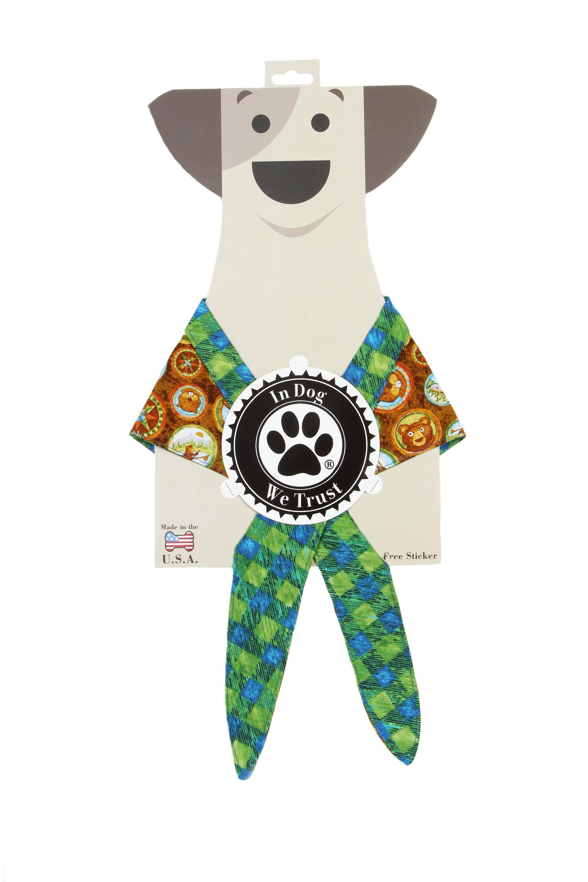 Bark n Bag - Wholesale Pet Bandana - Dog - Cabin Fever Bandana2