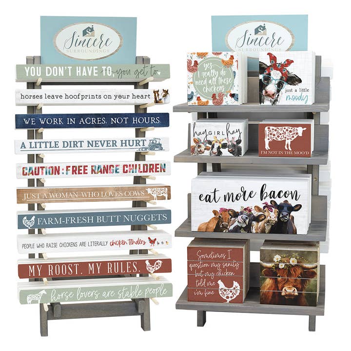 Heartland Home A-Frame Countertop Display Bundle 2025 for wholesale by Sincere Surroundings