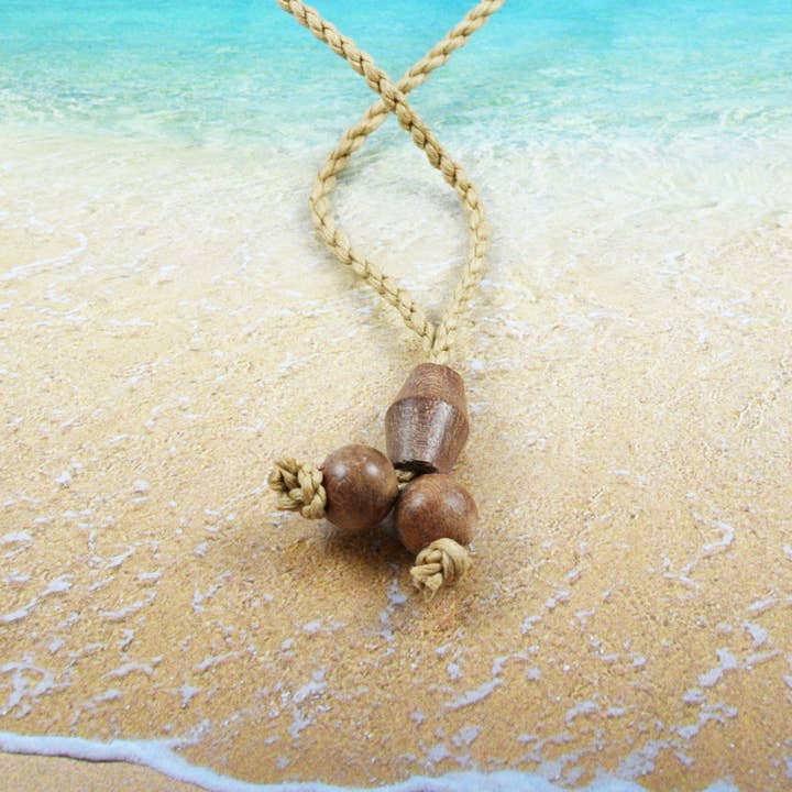 Paradise Treasures Jewelry - Wholesale Pendant/Charm Necklace - Hawaiian X-Large Genuine Koa Wood Fish Hook Necklace, Hand Carved Koa Wood Fish Hook Necklace, Christmas Present, Anniversary Birthday Gift1