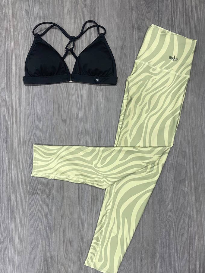 Formas Verdes de Viento Leggings OWfit para venta al por mayor de Owfit