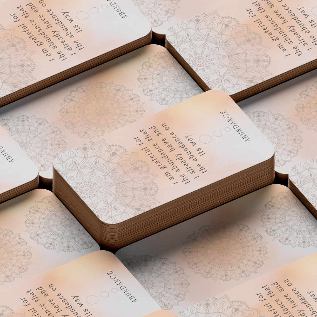 Designs by Deekay Inc. - Vente Cartes de tarot - Jeu de Cartes d'Affirmations de Manifestation Mandala3