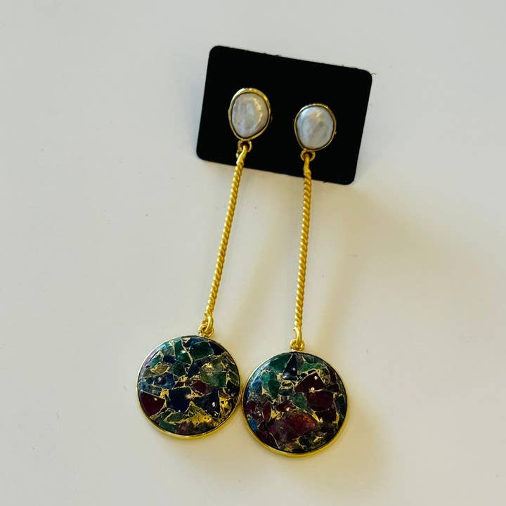 Pendientes Cynthia Statement para venta al por mayor de Gemajesty Jewellery