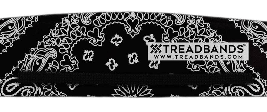 TreadBands - Wholesale Fashion Headband - Women's - All-Terrain Tieback - Nikki Sixx Black Bandana2