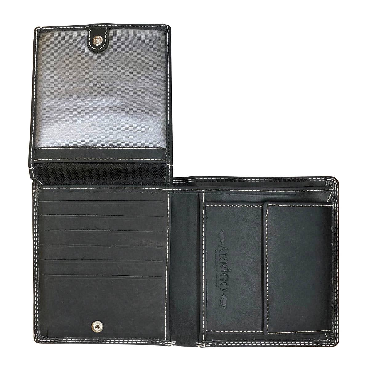 Arrigo - Wholesale Wallet - Men's - Wallet Men Billfold Model - Buffalo Leather - 3 Colours10