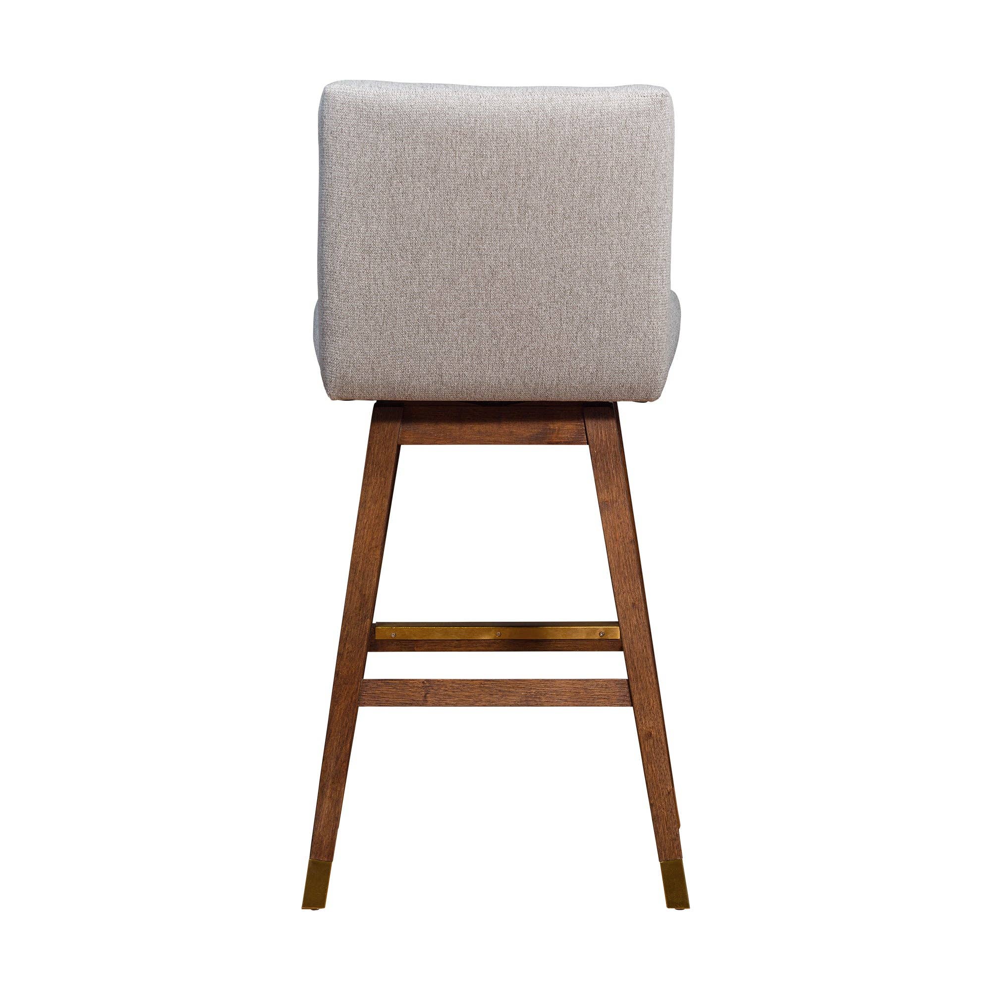 Armen Living - Wholesale Stool - Isabella Modern Upholstered Wood Swivel Barstool38