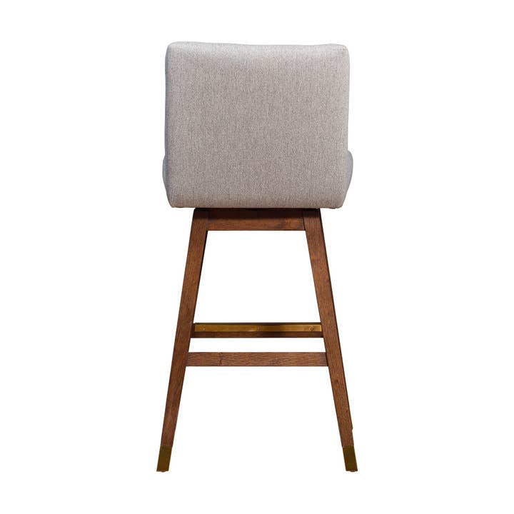 Armen Living - Wholesale Stool - Isabella Modern Upholstered Wood Swivel Barstool38