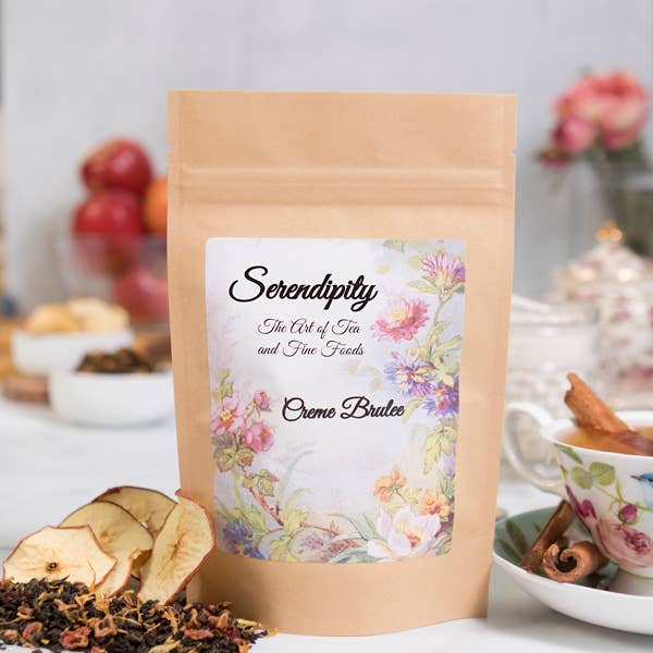 Creme Brulee Green Tea for wholesale by Serendipity: The Art of Tea and Fine Foods, LLC