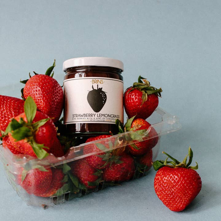 BRINS - Wholesale Jam/Jelly - Strawberry Lemongrass Spread and Preserve