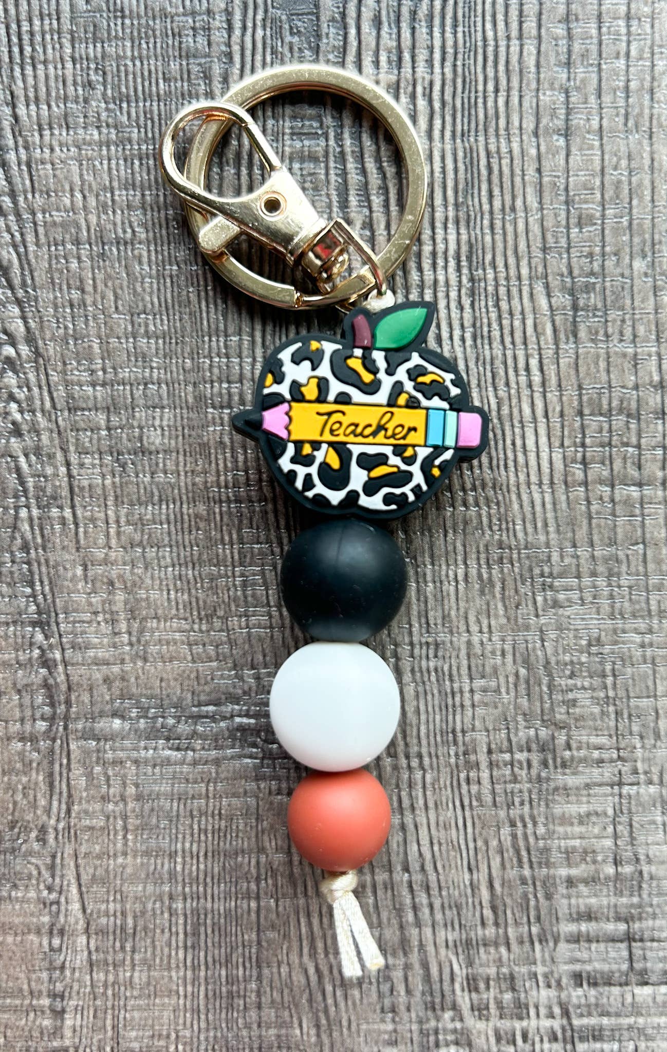 JILLIAN INK LLC - Wholesale Keychain - Women's - Teacher Focal Bead Small Keychain or Bag Charm3