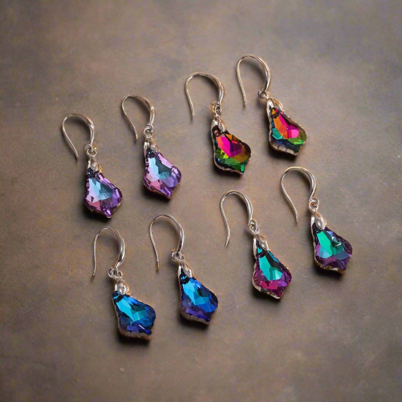 WoodWristCo - Venta al por mayor Pendientes colgantes - Pendientes barrocos con forma de hoja de arce, joyería de5