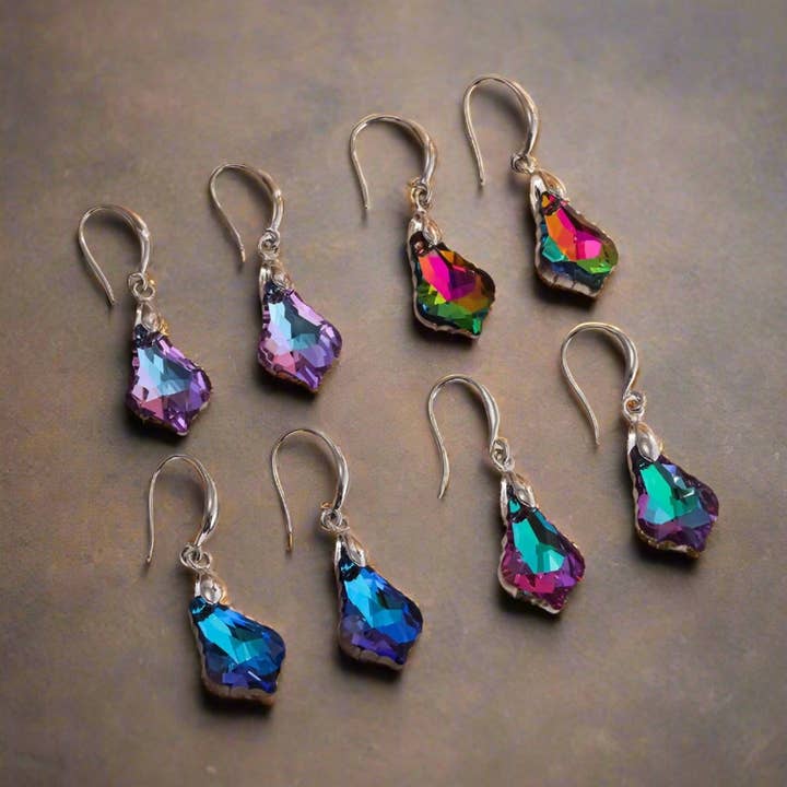 WoodWristCo - Venta al por mayor Pendientes colgantes - Pendientes barrocos con forma de hoja de arce, joyería de5