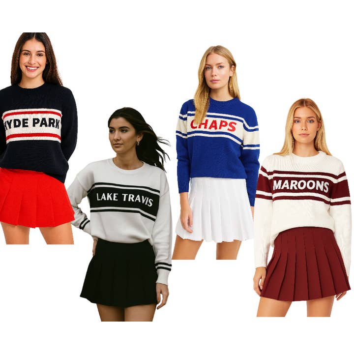 Runway Athletics - Wholesale Knit Sweater - Women's - CUSTOM Sweater Program