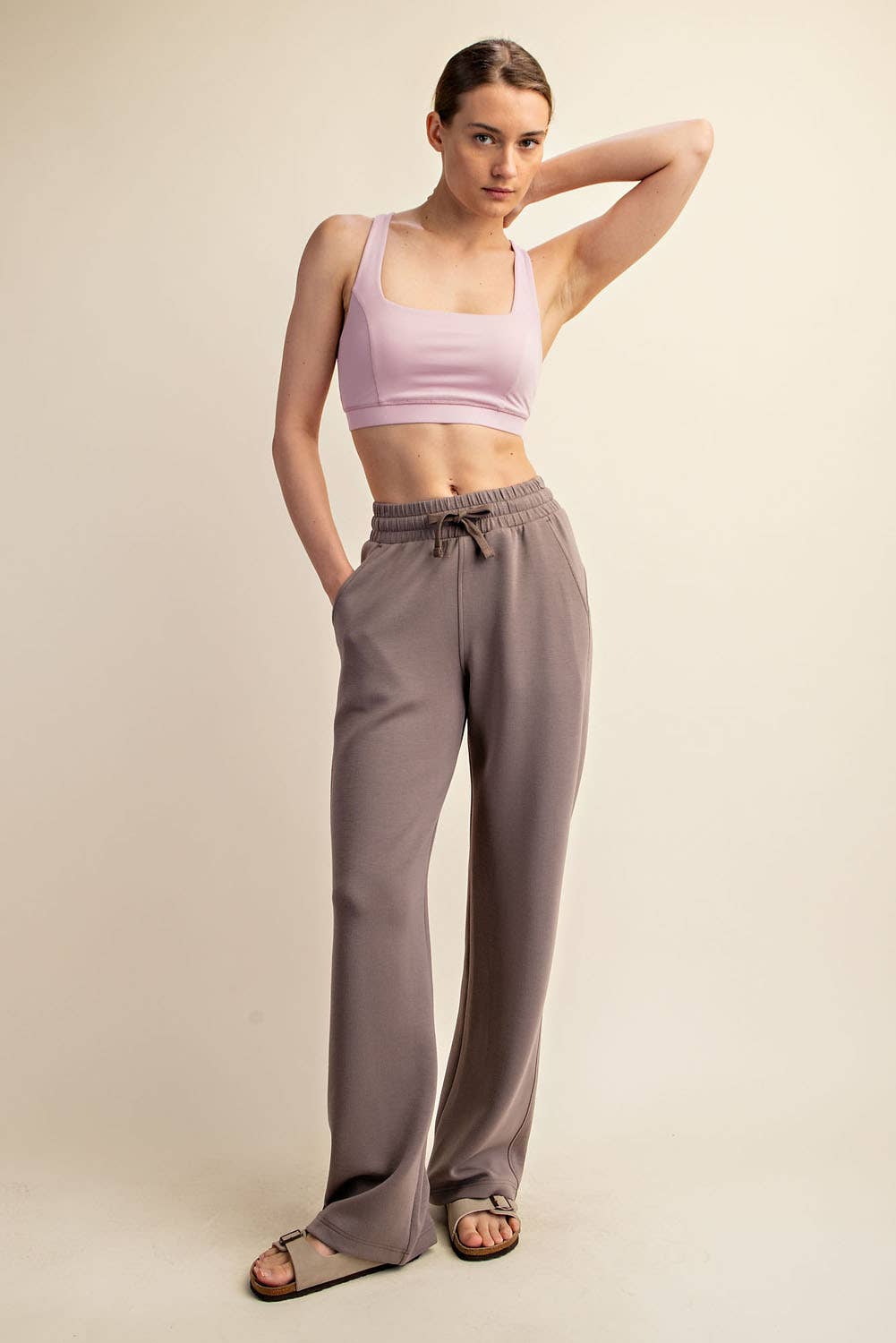 Rae Mode - Wholesale Pants - Women's - MODAL SCUBA STRAIGHT PANT42