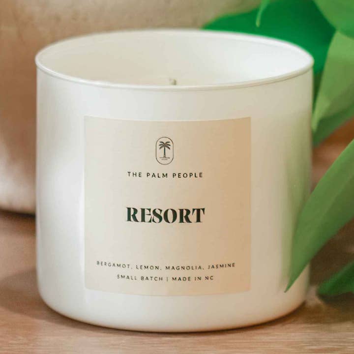Bougie de Resort de 17 oz. pour la vente par The Palm People