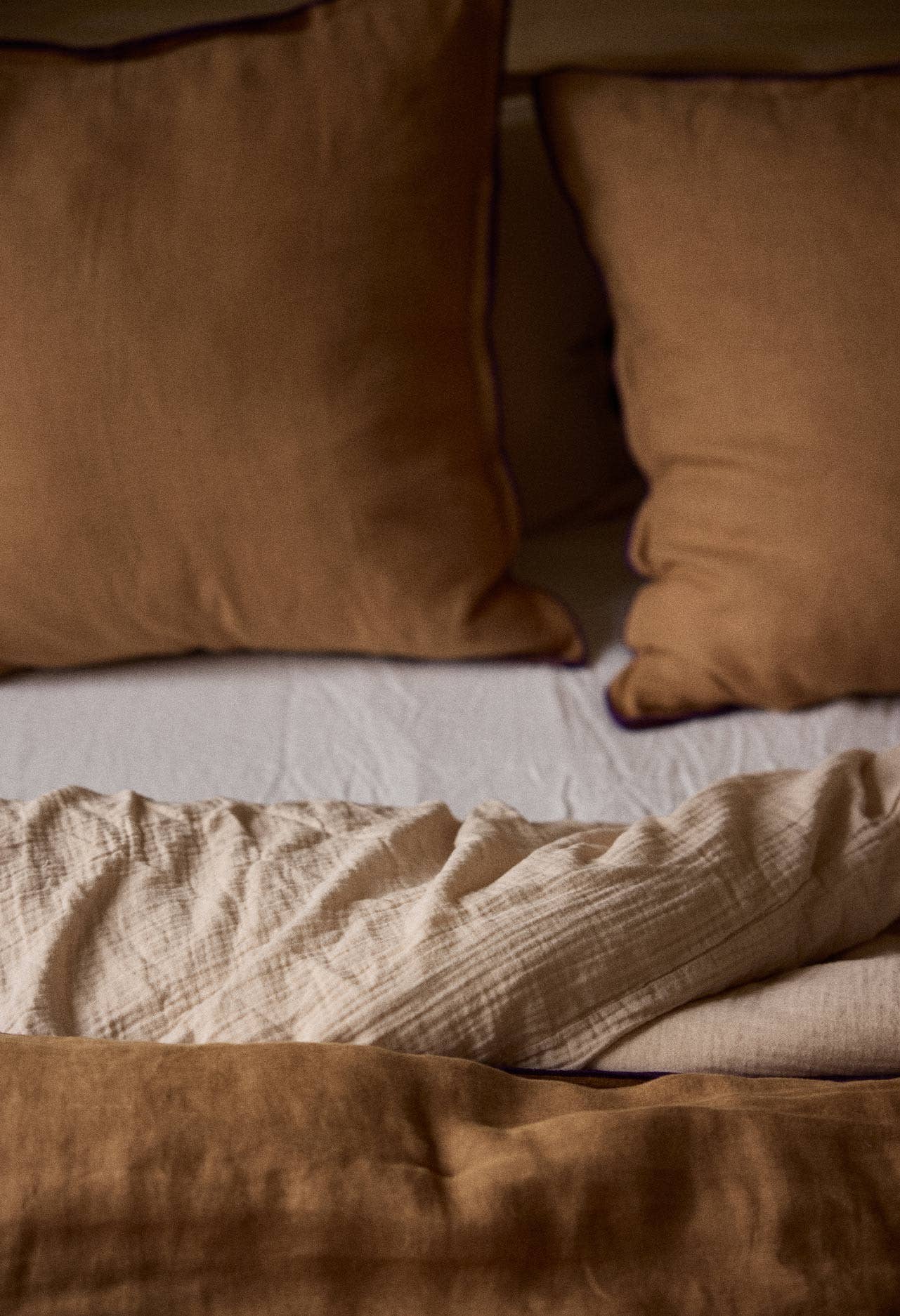 Gabrielle Paris – wholesale Örngott – Tvättat linneörngott Tobak Gabrielle Paris x Horty2