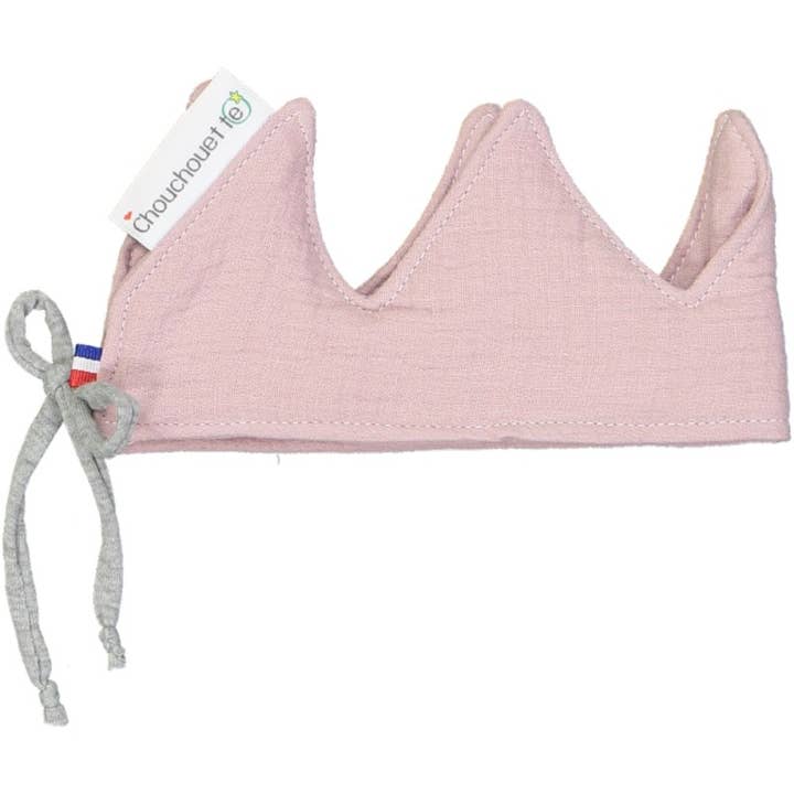 Støvet pink bomuld gaze krans for engroshandel hos CHOUCHOUETTE