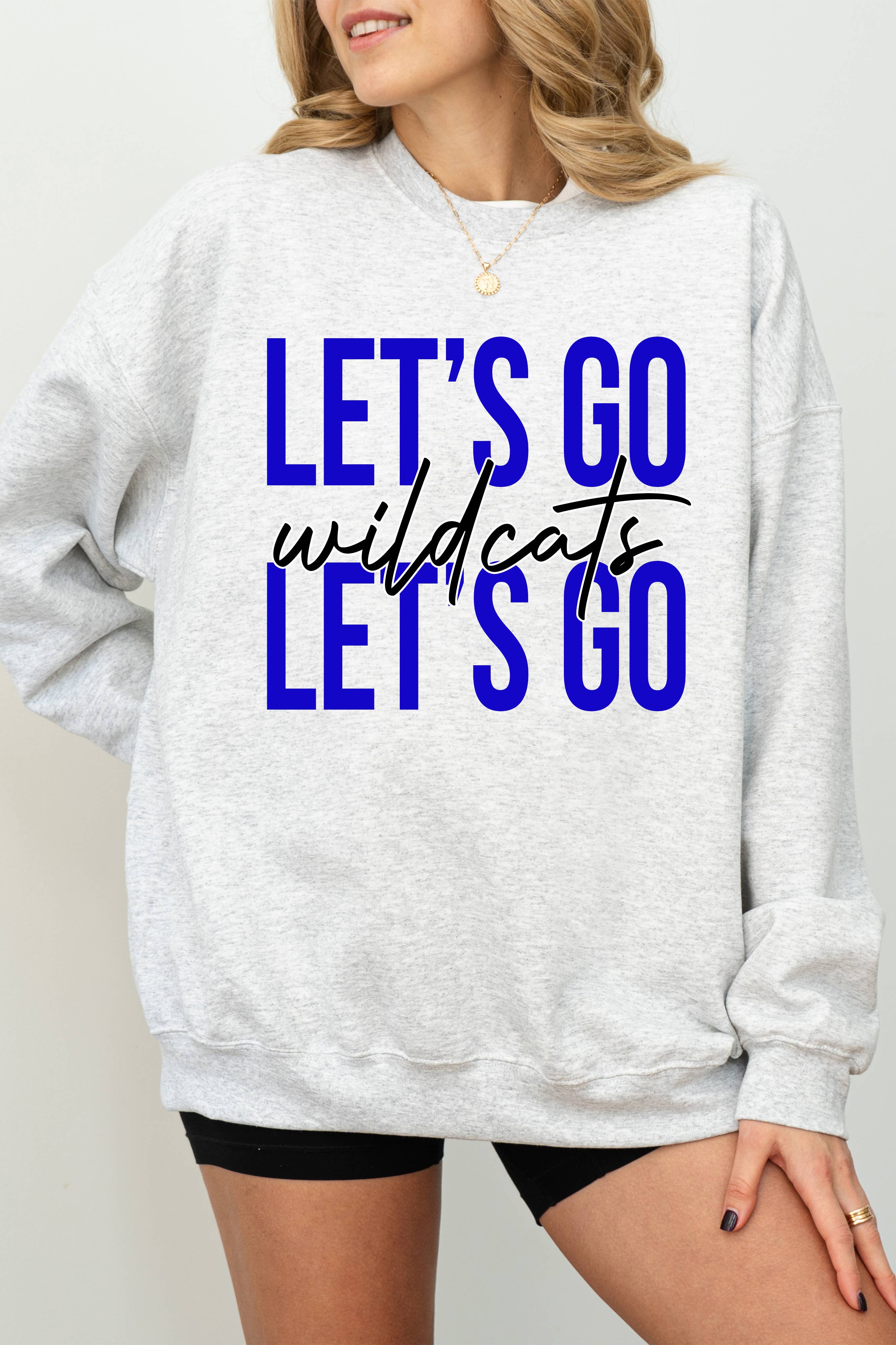 Spirit+Tribe - Wholesale Graphic Sweatshirt - Women's - CUSTOM LET'S GO3