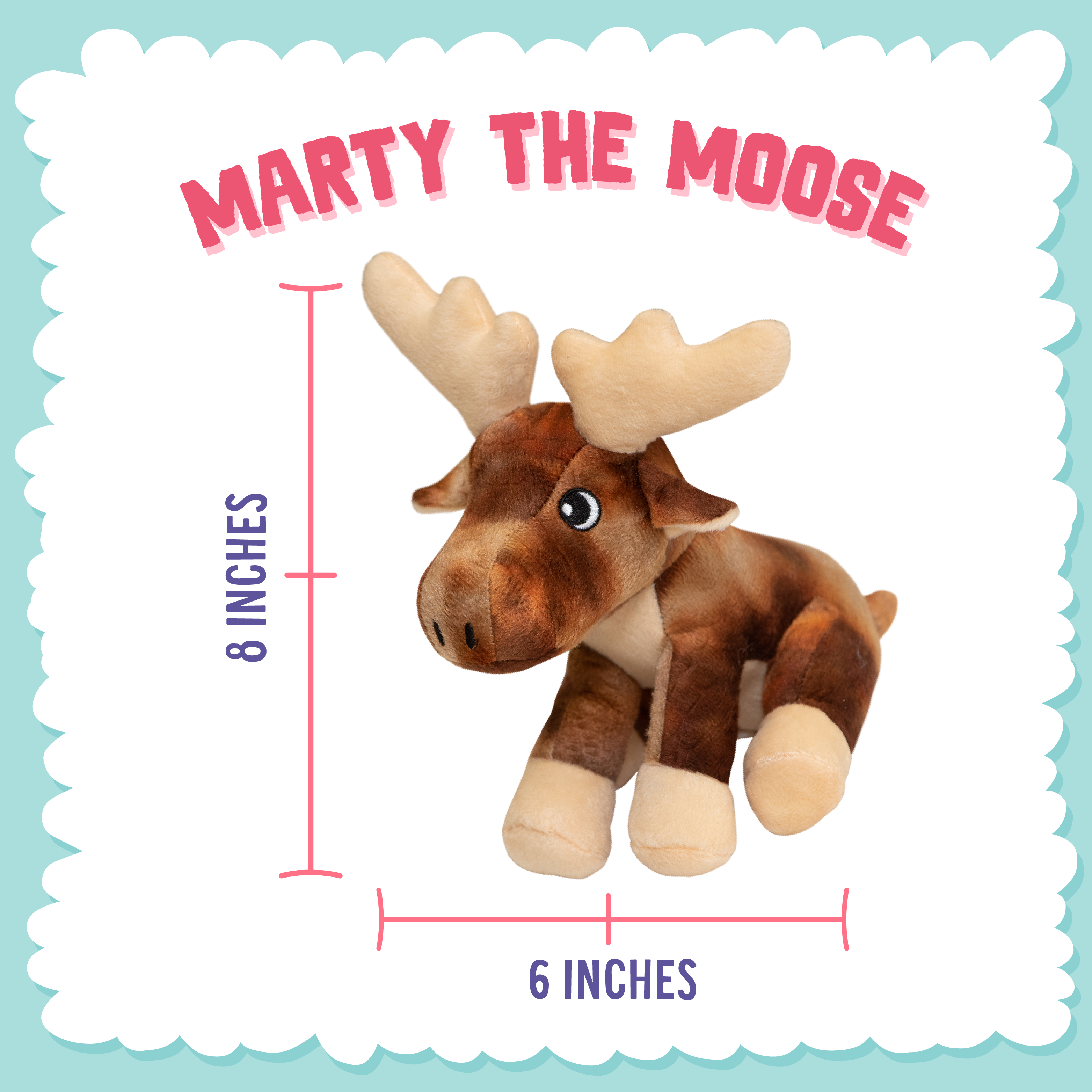 SnugArooz - Wholesale Pet Plush Toy - Dog - Marty the Moose1