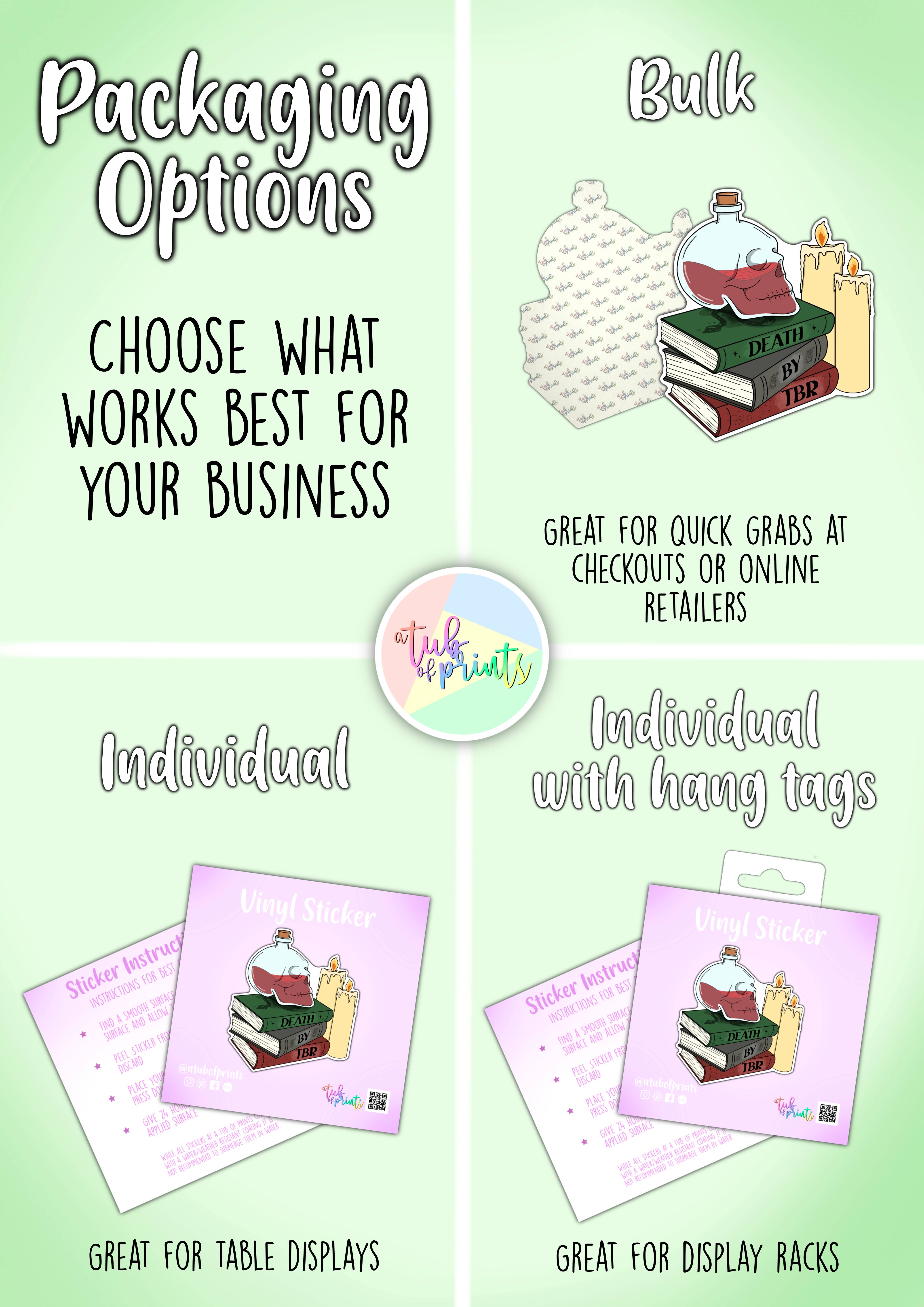 A Tub of Prints – Engroshandel Klistermærke – Book Lover Cake klistermærke2