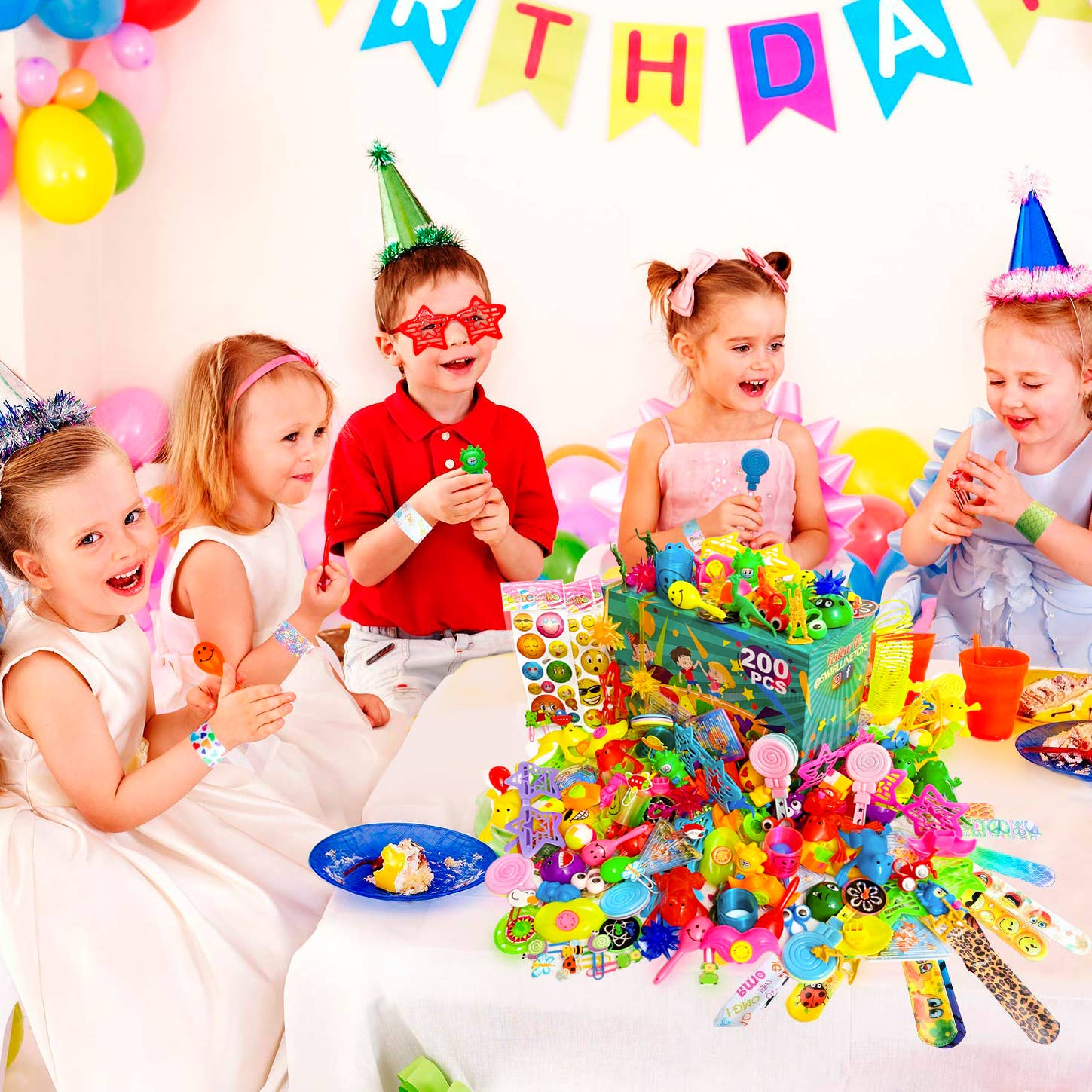 TDV Homes - Wholesale Party Favor - 200 PCS Birthday Party Favors for Kids Toys Bulk Assortment5