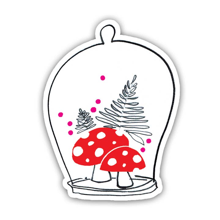 An Open Sketchbook - Wholesale Sticker - Mushroom Cloche Sticker0
