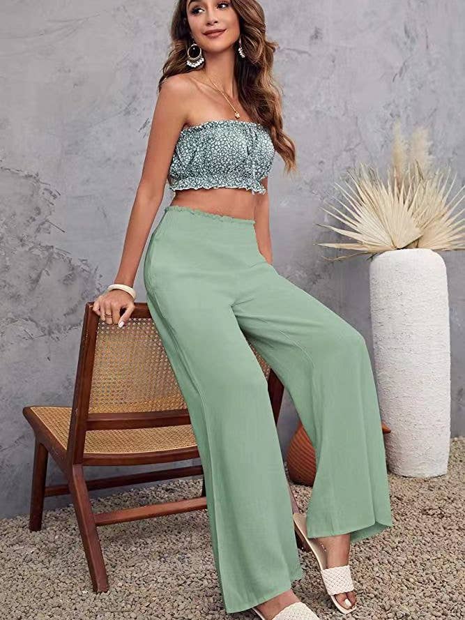 Pantalón Palazzo para venta al por mayor de Miss Sparkling