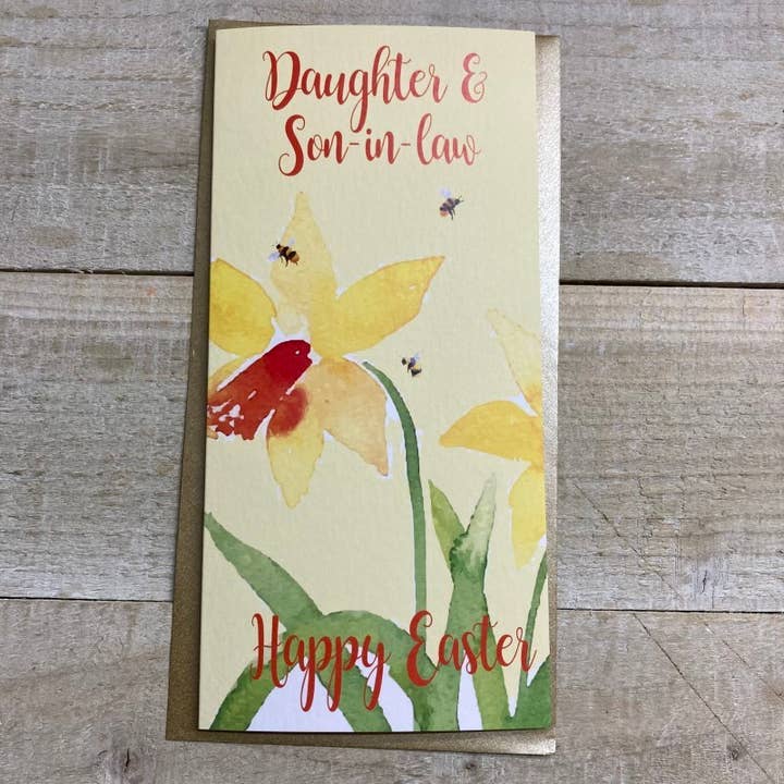 6 X Carteira de Dinheiro - Filha da Páscoa & Sil Narciso (WBW-E17) por atacado de White Cotton Cards