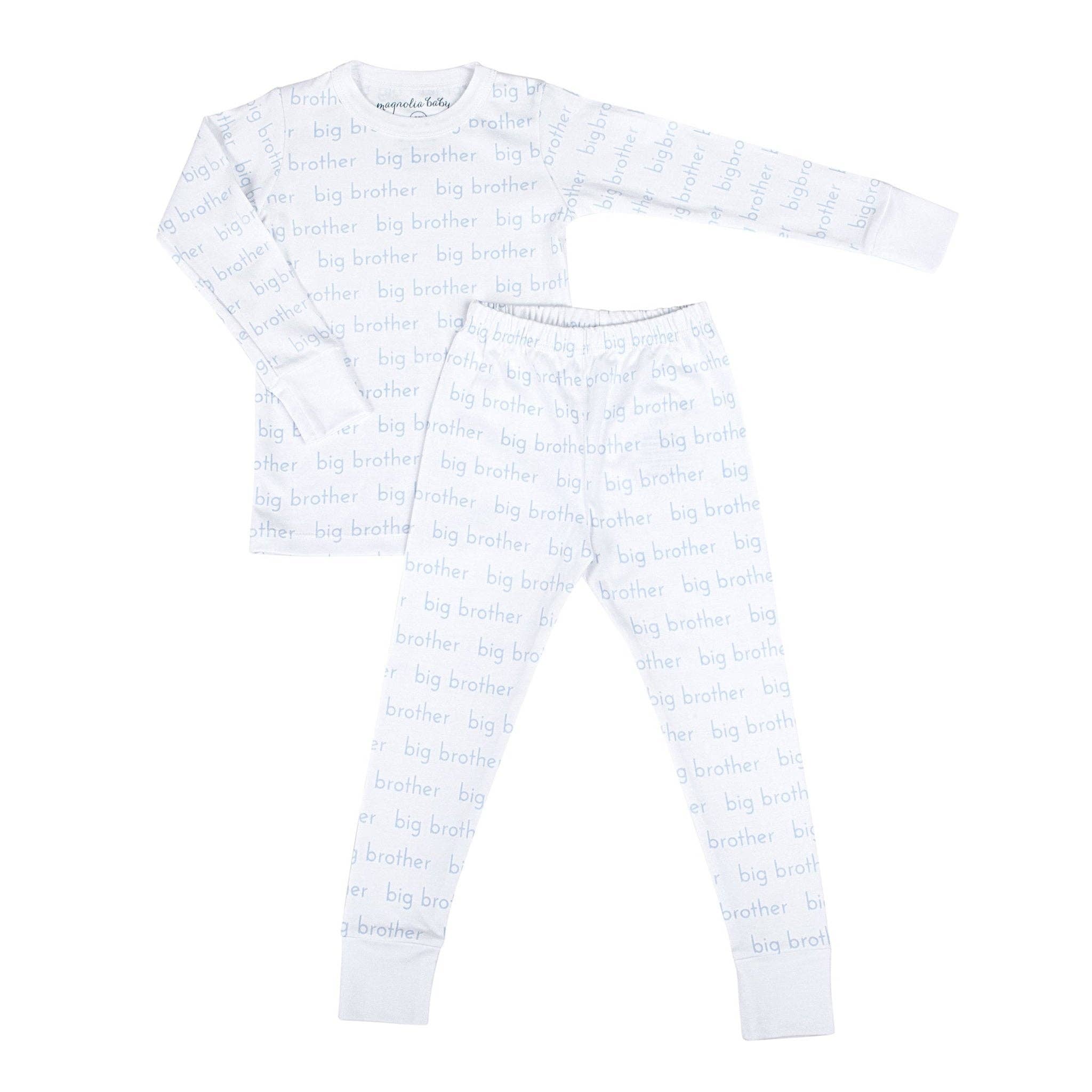 Magnolia Baby - Vente Haut et bas de pyjama – enfant - Pyjama long imprimé Big Brother2