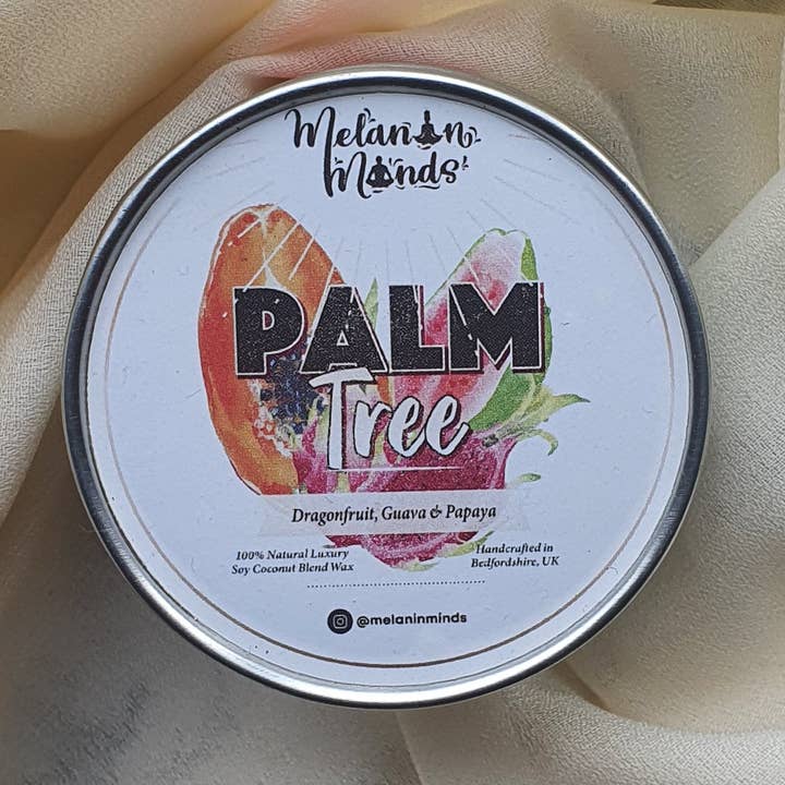 Palmeiras | Mini Vela de Fruta do Dragão, Goiaba & Papaia por atacado de Melanin Minds