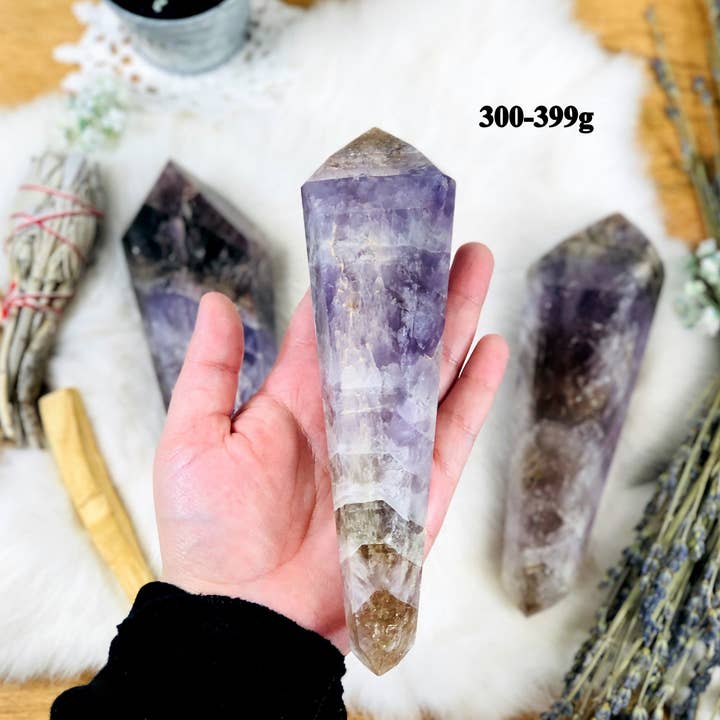 Rock Paradise - Wholesale Spiritual Stone/Crystal - Crystal Seven Minerals Double Point Stones by Weight4