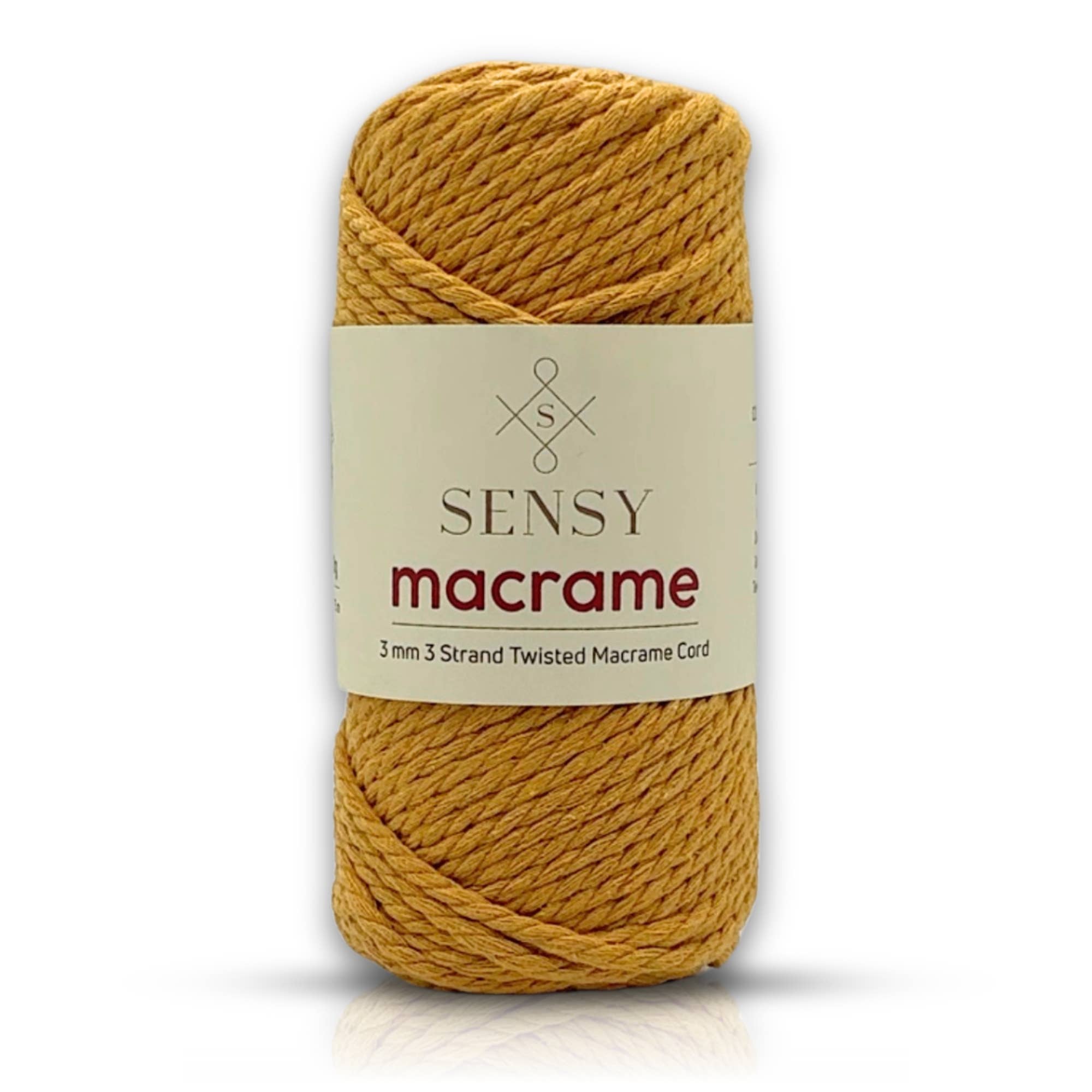 Sensy - Wholesale Yarn - Sensy Premium 3mm - 100% Cotton 3 Strand Twisted Macrame21