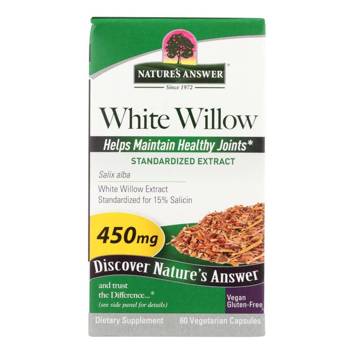 Everyday Supply Co - Wholesale Oral Supplement/Vitamin - Nature's Answer - White Willow Bark Standardized - 60 vcaps