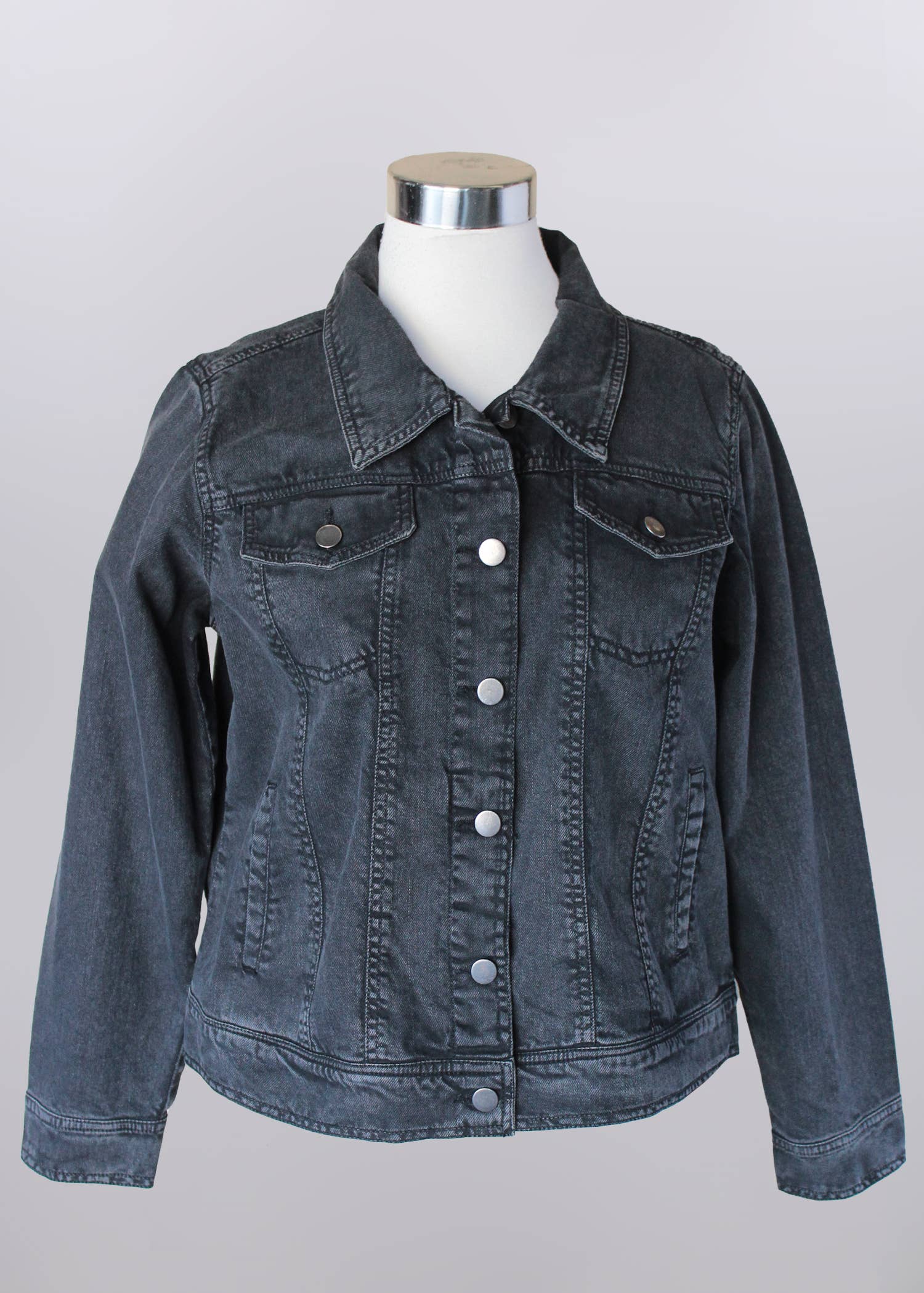 Keren Hart - Wholesale Denim Jacket - Women's - 601 Black