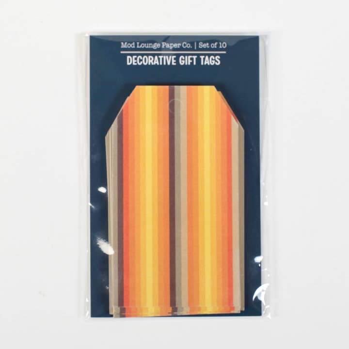 Brown and Orange Stripe Gift Tag and other Purchase Wholesale white tulip bulbs. Free Returns & Net 60 Terms on Faire trending on Faire.