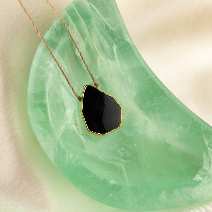 SoulKu - Wholesale Pendant/Charm Necklace - Black Onyx Alchemy Necklace for Stress Relief1
