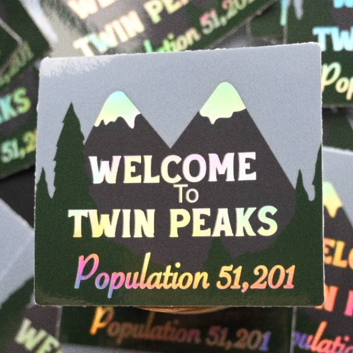 Twin Peaks *autocolante* por atacado de Tiny Made