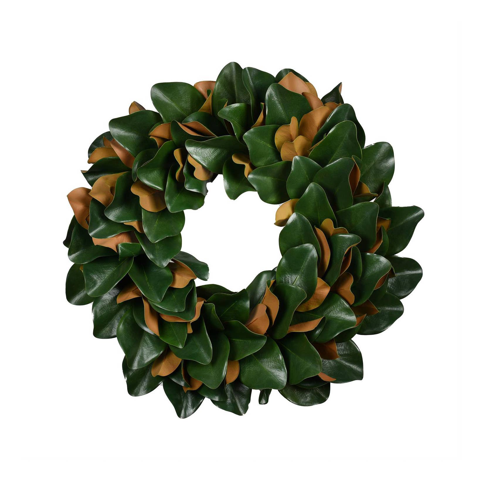 Mills Floral Company - Wholesale Wreath - Magnolia Leaf Wreath - 27 Inch