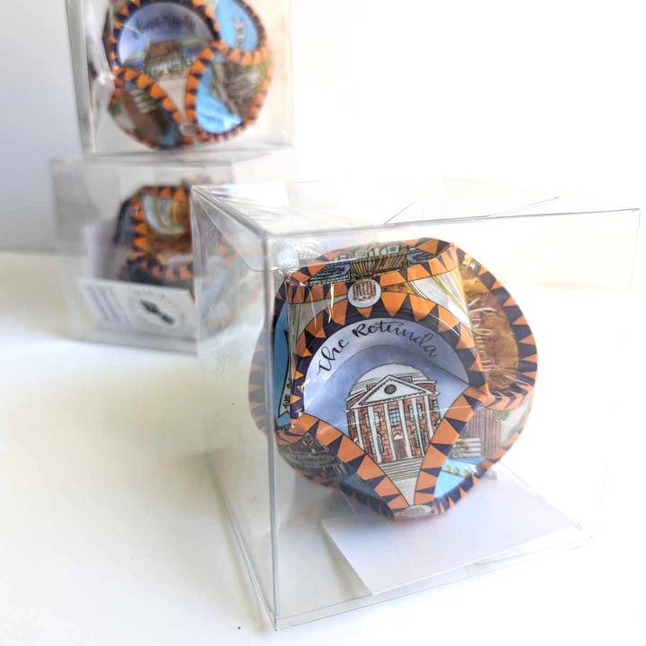 Charlottesville Globe Ornament for wholesale by Mad Kitchen Co.