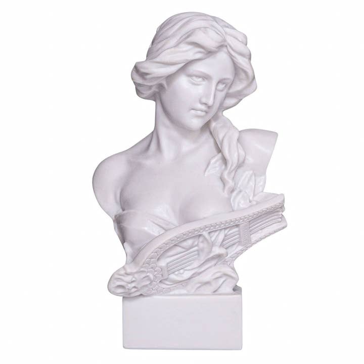 Goddess Artemis Marble Bust Statue 6'' (15 cm) for wholesale by danila-souvenirs