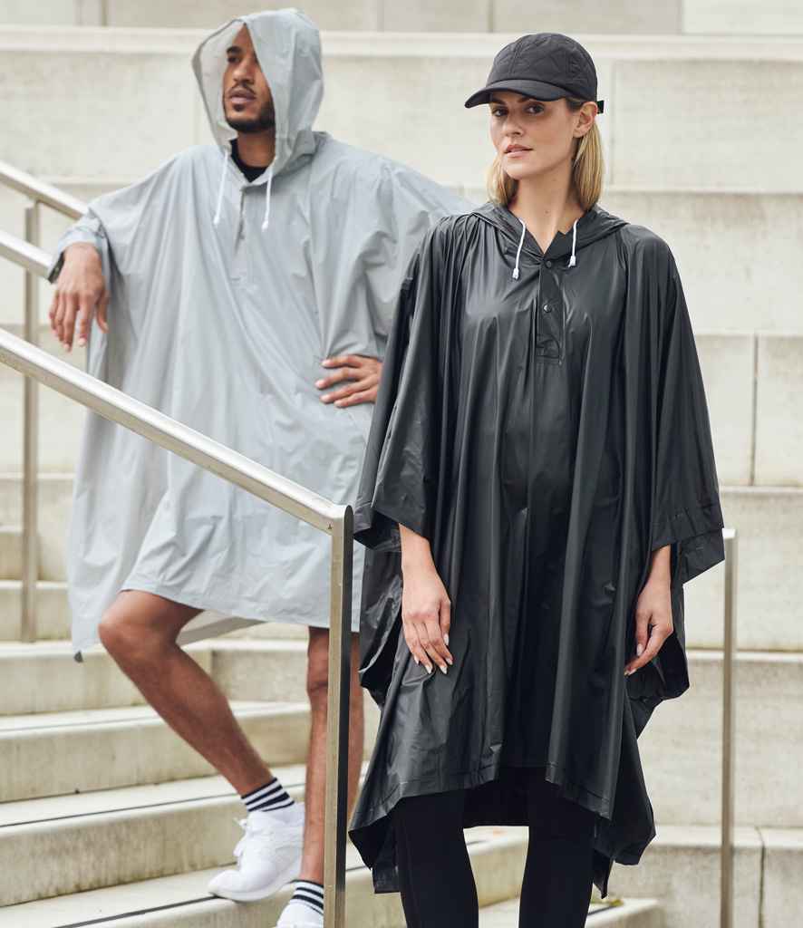oversized rain poncho